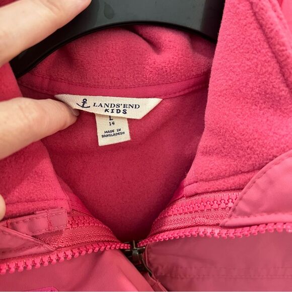 NWOT Lands' End Kids 3 in 1 Squall Jacket Large 14 - Picture 2 of 8